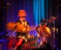 Abstract drummer concert. Royalty Free Stock Photo