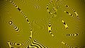 Abstract duotone background . Hypnosis yellow halftone psychedelic art . Design pattern element