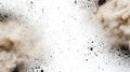 Abstract dust and particle explosion Royalty Free Stock Photo