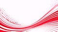 Abstract Red and White Dynamic Waves and Stars Background Royalty Free Stock Photo