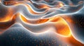 Abstract Luminous Energy Flow with Sparkling Particles Royalty Free Stock Photo
