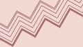 Abstract dynamic border pattern featuring a continuous, sharp, undulating zigzag line in a pink palette, vector design Generative Royalty Free Stock Photo