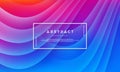 Abstract dynamic color background design. Modern Trendy futuristic gradient shapes. Blue, pink background. EPS10 design