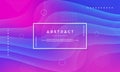 Abstract dynamic color background design. Modern Trendy futuristic gradient shapes. Blue, pink background. EPS10 design element