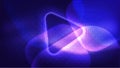 Abstract dynamic flowing wave for landing page or technology background, Vector