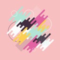 Abstract dynamic geometric background