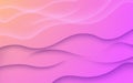 abstract dynamic pink purple soft diagonal shape light and shadow wavy background.