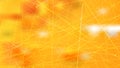 Abstract Dynamic Random Lines Orange Background Vector Royalty Free Stock Photo