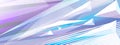 Abstract dynamic rectangular banner. Lines, angular shapes, triangles. Lilac-blue-violet gradient Royalty Free Stock Photo