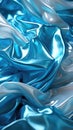 Blue and white dynamic waves