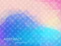 Abstract dynamic vibrant bleb colorful background - Vector