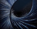 Abstract dynamic wave background texture. Blue science fiction style. Concept of change, calm and serenity