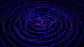 Abstract dynamic wave of particles. Network of bright points or dots. Big data. Digital background. 3d rendering Royalty Free Stock Photo