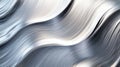 Gray Silver Waves Abstract Background Smooth Metal Texture Royalty Free Stock Photo