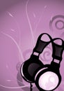 Abstract earphones 3 Royalty Free Stock Photo