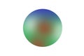 Abstract Earth Tone Multi-Gradient Sphere Royalty Free Stock Photo