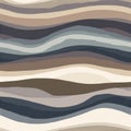Abstract Earth Tone Waves Pattern - Trending Minimalist Abstract Design. Royalty Free Stock Photo