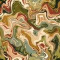 Abstract Earth Tones Marbled Texture - Modern Artistic Background Design. Royalty Free Stock Photo