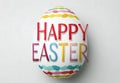 Abstract Easter Egg in Bright Colors with Copy Space Royalty Free Stock Photo