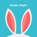 Abstract easter rabbit ears Royalty Free Stock Photo