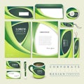 Abstract ecology design for corporate identity