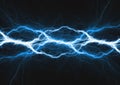 Abstract electrical background, blue plasma Royalty Free Stock Photo