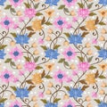 Abstract elegance floral background seamless pattern. Royalty Free Stock Photo