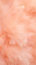 Abstract Elegance in Flowing Peach Fuzz Fabric Drapery. GenerativeAI