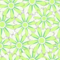 Abstract elegance seamless pattern with floral background