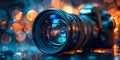 An abstract and elegant animated video featuring lens leaks and flashing effects. Concept Motion