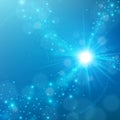 Abstract elegant blue shine background