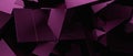 Abstract Elegant Futuristic Shiny CloseUp Three Dimensional Black Abstract Background 3D Illustration