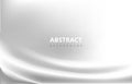 Abstract Elegant Luxury Bright White Silk Satin Fabric Wave Background Wallpaper Royalty Free Stock Photo