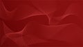 Abstract elegant red background with flowing line waves Royalty Free Stock Photo