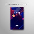 Abstract elegant smartphone wallpaper design