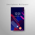 Abstract elegant smartphone wallpaper design