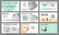 Abstract elements of infographics