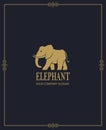Abstract elephant icon Royalty Free Stock Photo