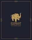 Abstract elephant icon Royalty Free Stock Photo