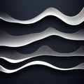 abstract elevation wavy topography strip line for concept about minimal a sea