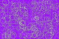 Pattern shape, background or texture for design. Canvas, square, paper & rectangle. Royalty Free Stock Photo