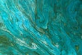 Abstract emerald colored marble-like texture.