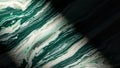 Abstract Emerald Green and White Stone Texture with Dramatic Lighting Royalty Free Stock Photo