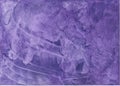 Abstract encaustic painting in purple blue with waves, pattern and different structures