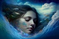 Abstract endless imagination while sleeping With Generative AI