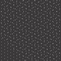 Abstract endless vector background with chaotic various dots. Print for fabric Royalty Free Stock Photo