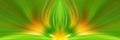 Abstract green and orange colors background for yoga, spring, esoteric.