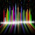 Abstract equalizer bacground Royalty Free Stock Photo