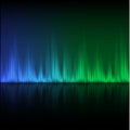 Abstract equalizer background. Blue-green wave. Royalty Free Stock Photo