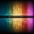 Abstract equalizer background. Colorful rainbow wave.